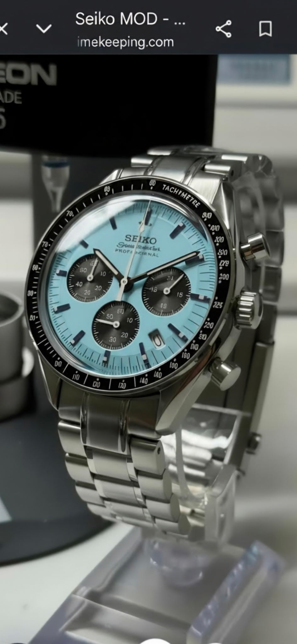 SpeedMaster Cadran Turquoise